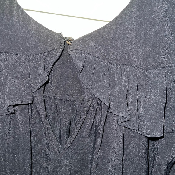 Maeve Anthropologie Black Cold Shoulder Tunic Top - Picture 12 of 13